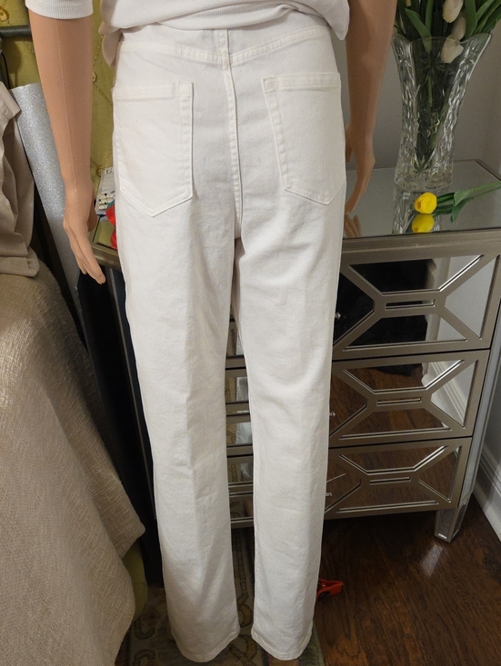 INC International Concepts Denim - INC International Concepts Straight Leg High-Rise Jeans in White
